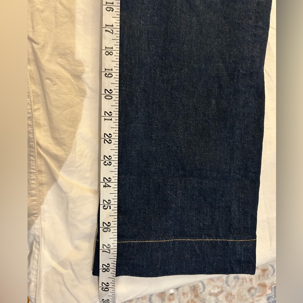 FRAME Oversized Detail Denim Pant‎ Jeans Cuffed 26 - Picture 14 of 16